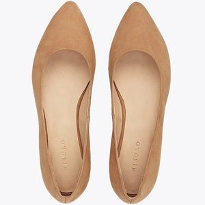 Nisolo Ava Ballerina Flat in Sand